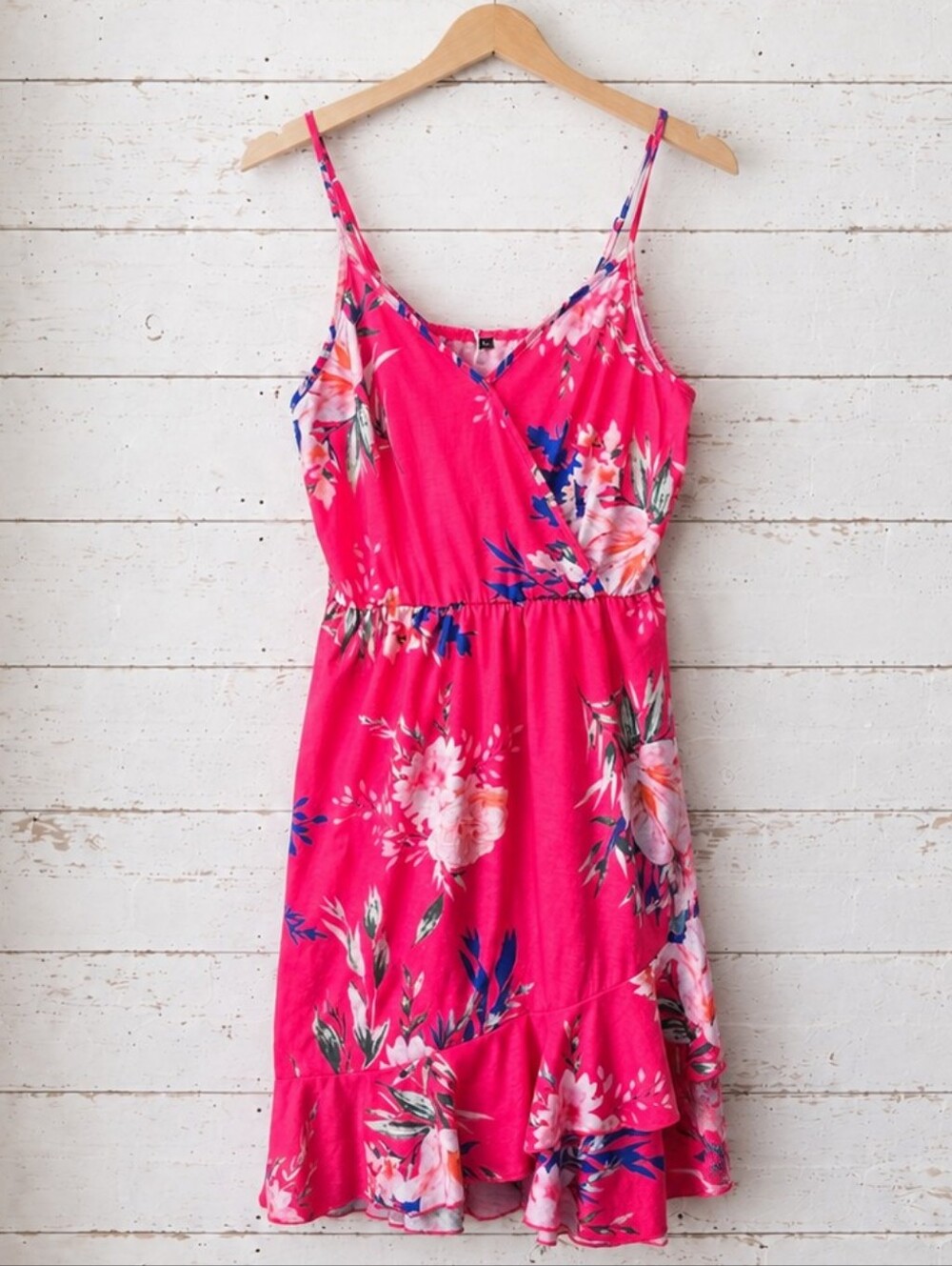 Ultranice NWOT Floral Pink Sleeveless Dress Size L
